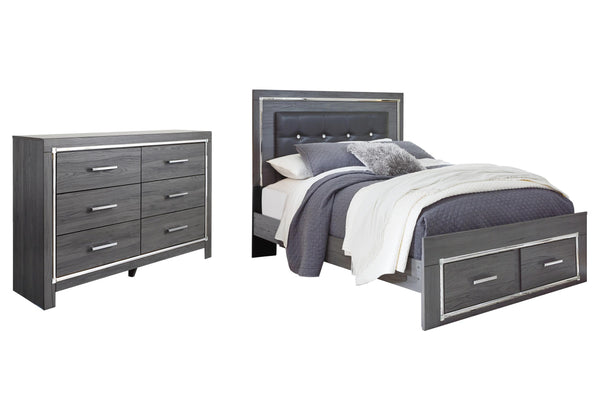 ASHLEY FURNITURE PKG003581 Queen Panel Bed With 2 Storage Drawers With Dresser