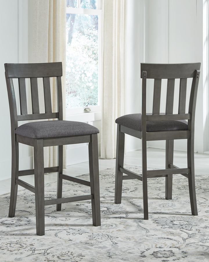 ASHLEY FURNITURE PKG010489 Counter Height Dining Table and 6 Barstools