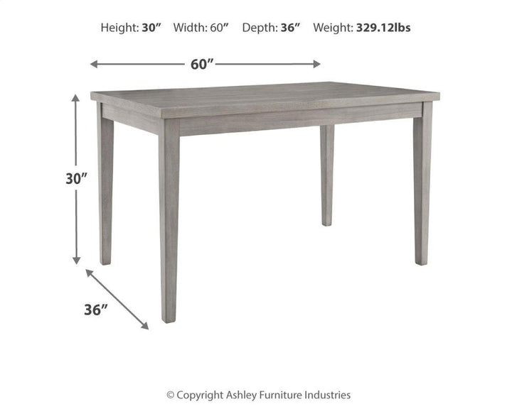ASHLEY FURNITURE PKG011520 Dining Table and 6 Chairs