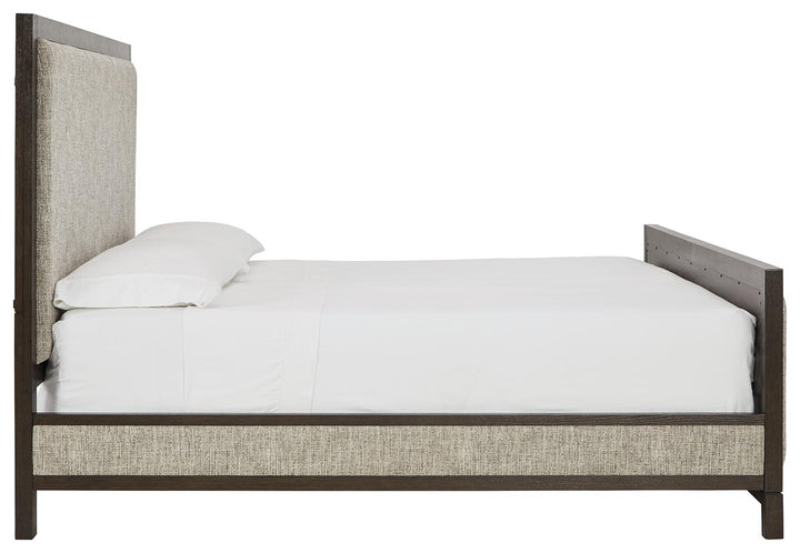 ASHLEY FURNITURE B984B2 Burkhaus Queen Upholstered Bed
