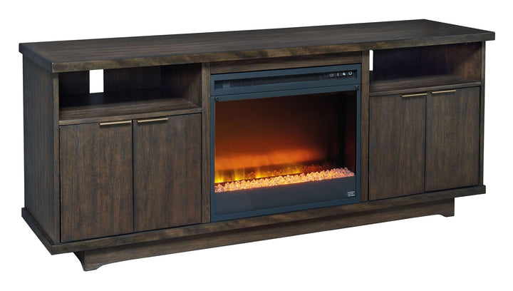 ASHLEY FURNITURE W955W1 Brazburn 66" TV Stand With Electric Fireplace