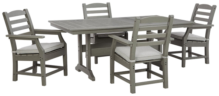 ASHLEY FURNITURE PKG011416 Outdoor Dining Table and 4 Chairs