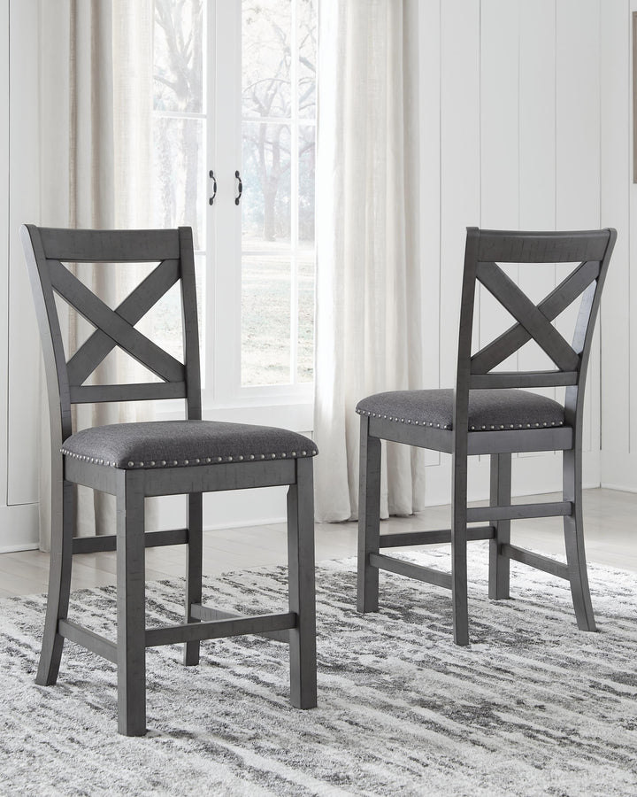 ASHLEY FURNITURE PKG010494 Counter Height Dining Table and 4 Barstools and Bench