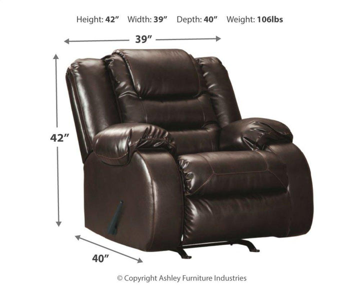 ASHLEY FURNITURE PKG001753 Sofa, Loveseat and Recliner