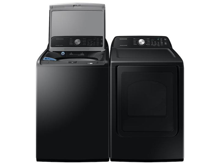 SAMSUNG DVE45T3400V 7.4 cu. ft. Electric Dryer with Sensor Dry in Brushed Black