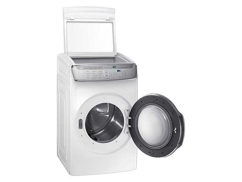 SAMSUNG DVG60M9900W 7.5 cu. ft. Smart Gas Dryer with FlexDry TM in White