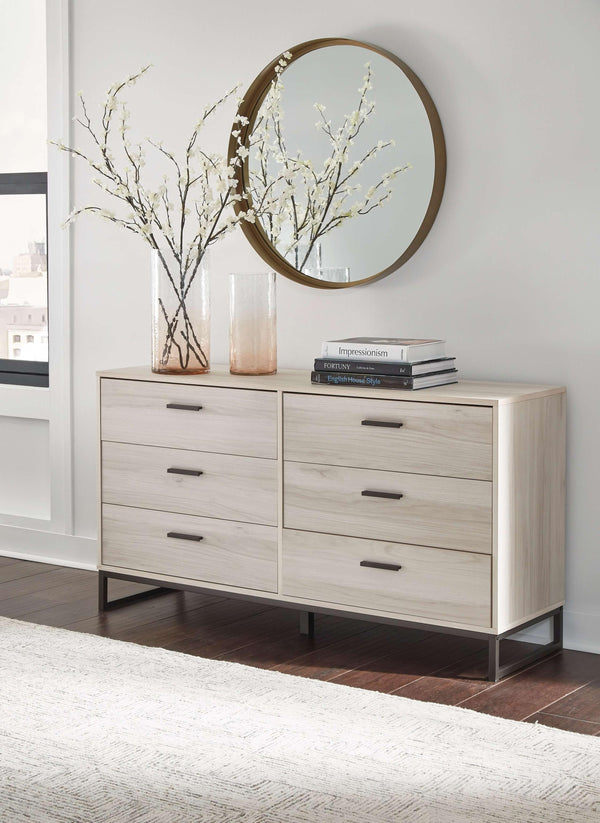 ASHLEY FURNITURE PKG009045 Twin Panel Headboard With Dresser