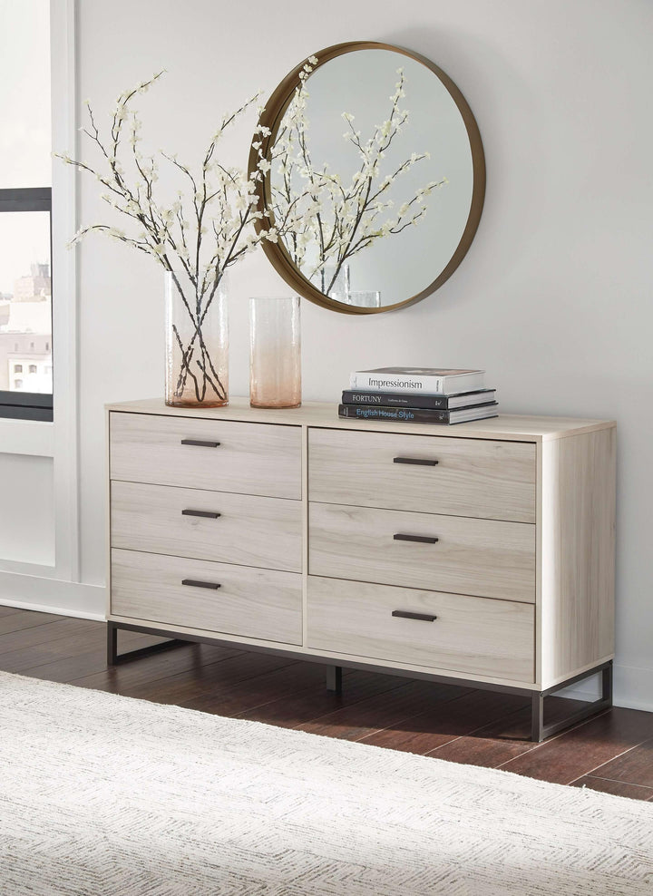 ASHLEY FURNITURE PKG009045 Twin Panel Headboard With Dresser