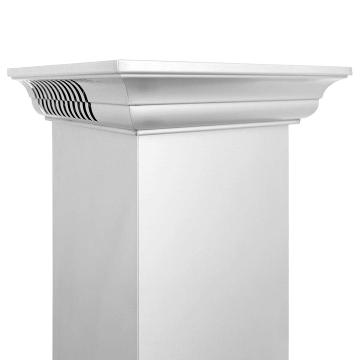 ZLINE KITCHEN AND BATH KL2CRNBT42 ZLINE Wall Mount Range Hood In Stainless Steel With Built-In CrownSound R Bluetooth Speakers Size: 42 inch