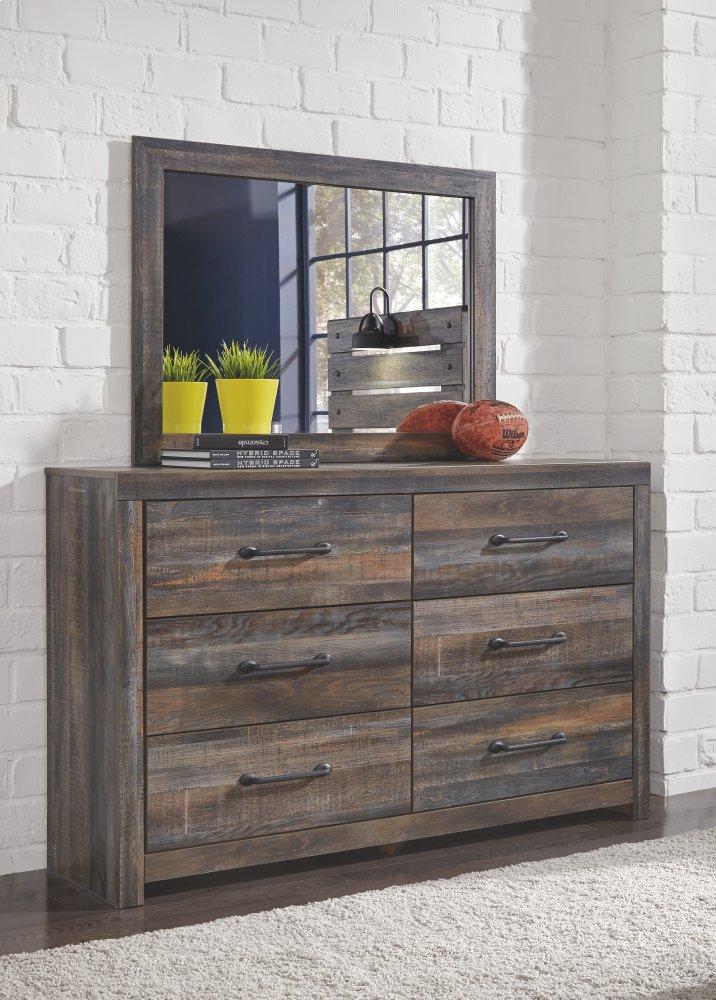 ASHLEY FURNITURE PKG003194 King Panel Bed With Mirrored Dresser and 2 Nightstands