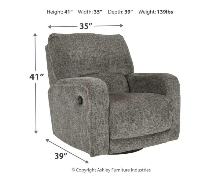 ASHLEY FURNITURE 5690161 Wittlich Swivel Glider Recliner