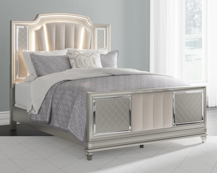 ASHLEY FURNITURE B744B2 Chevanna Queen Upholstered Panel Bed