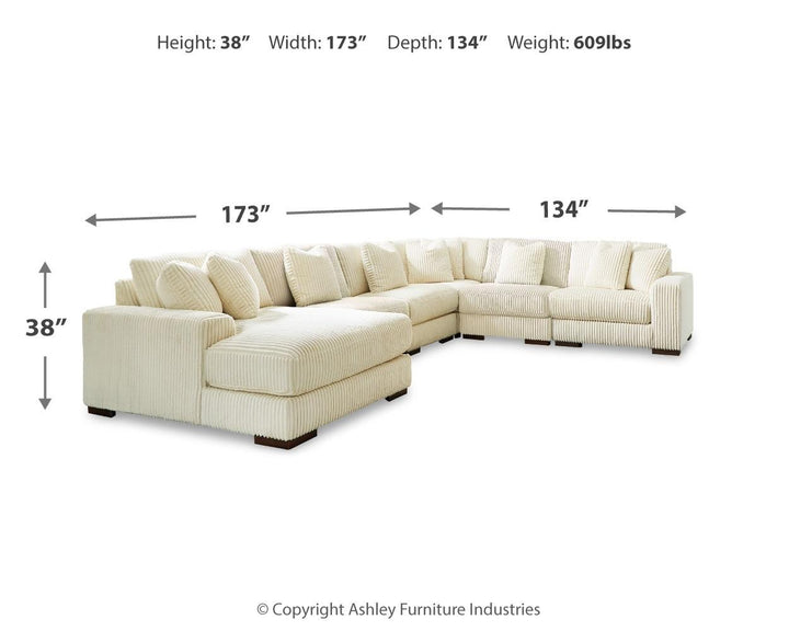 ASHLEY FURNITURE 21104S11 Lindyn 6-piece Sectional With Chaise