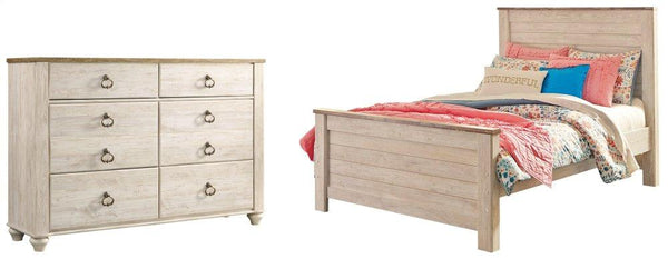 ASHLEY FURNITURE PKG004305 Full Panel Bed With Dresser