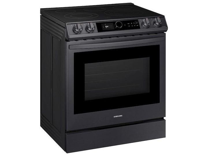 SAMSUNG NE63T8711SG 6.3 cu ft. Smart Slide-in Electric Range with Smart Dial & Air Fry in Black Stainless Steel