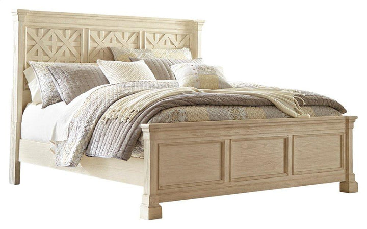 ASHLEY FURNITURE PKG006117 California King Panel Bed With Mirrored Dresser