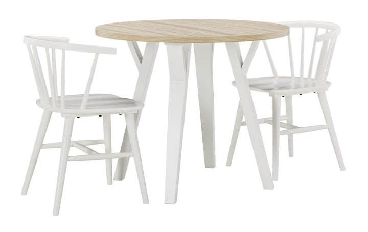 ASHLEY FURNITURE PKG010478 Dining Table and 2 Chairs