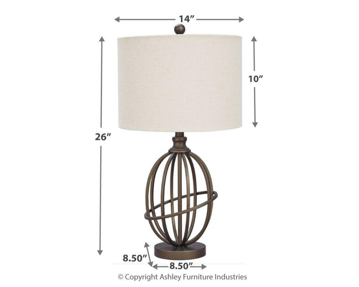 ASHLEY FURNITURE PKG012229 2-piece Table Lamp Set