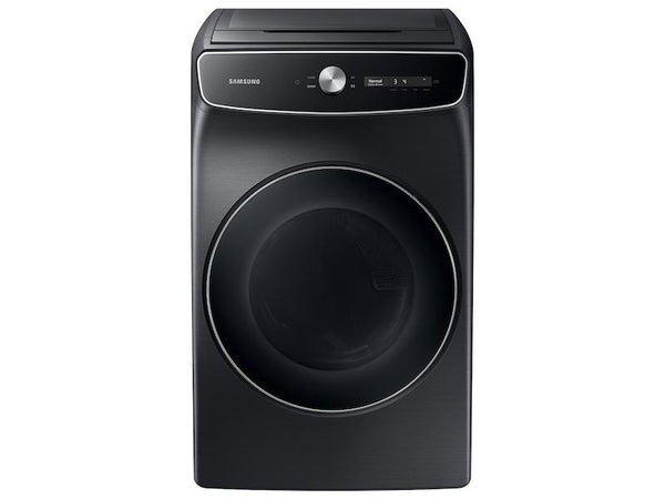 SAMSUNG DVG60A9900V 7.5 cu. ft. Smart Dial Gas Dryer with FlexDry TM and Super Speed Dry in Brushed Black