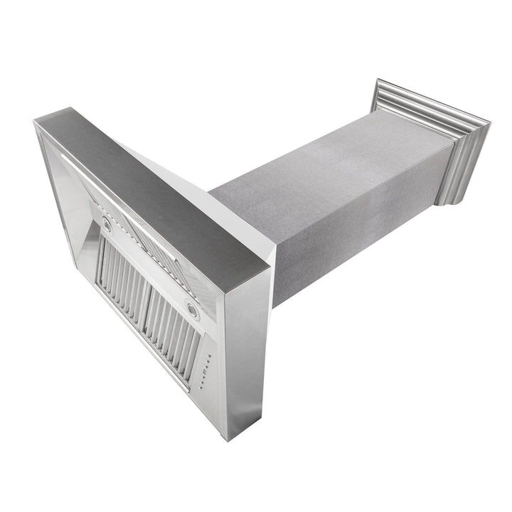 ZLINE KITCHEN AND BATH 8654WM30 30" Ducted DuraSnow R Stainless Steel Range Hood with White Matte Shell