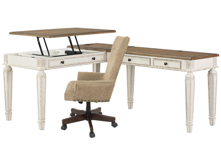 ASHLEY FURNITURE PKG008082 Home Office Desk With Chair