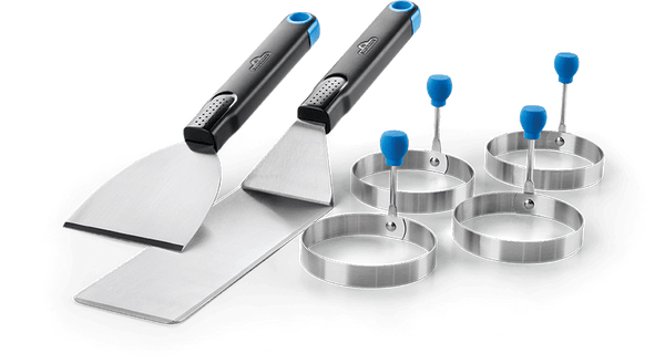 NAPOLEON BBQ 70055 Breakfast Toolset with 4 Egg Rings
