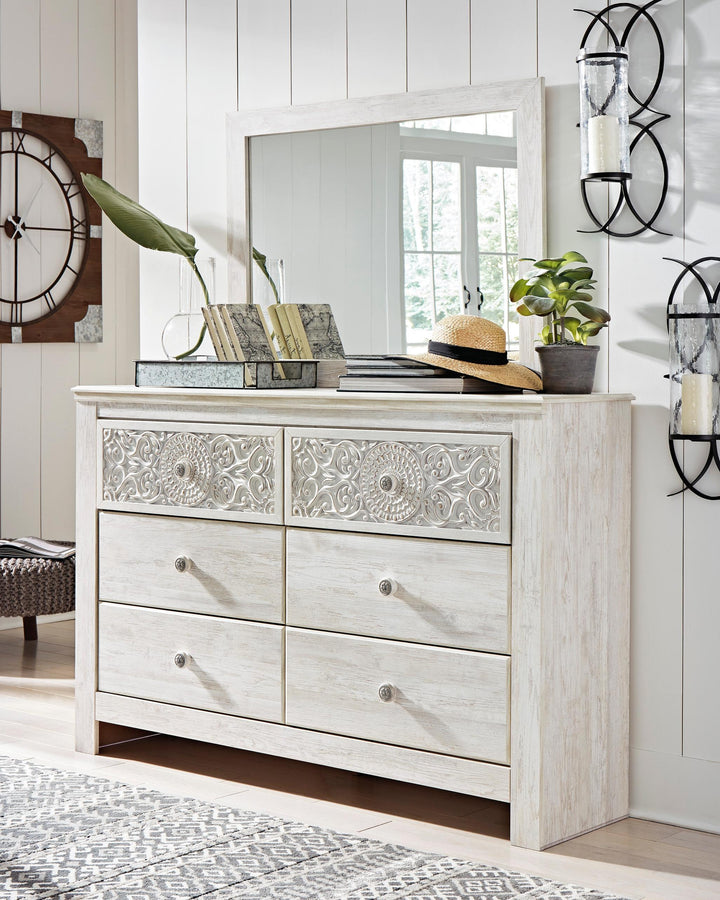 ASHLEY FURNITURE B181B8 Paxberry Dresser and Mirror