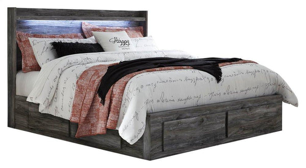 ASHLEY FURNITURE B221B15 Baystorm King Panel Bed With 4 Storage Drawers