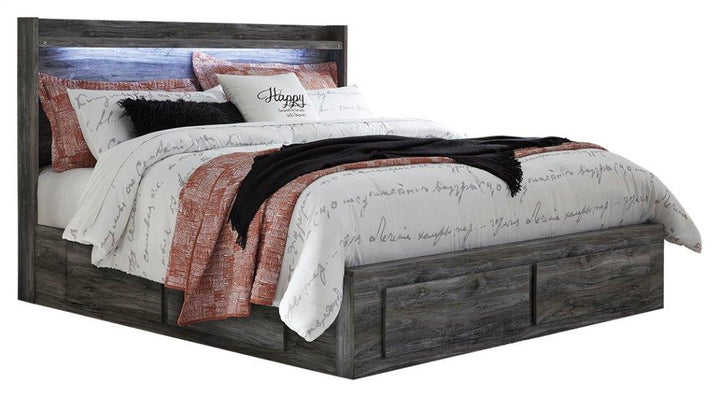 ASHLEY FURNITURE PKG007557 King Panel Bed With 4 Storage Drawers With Dresser