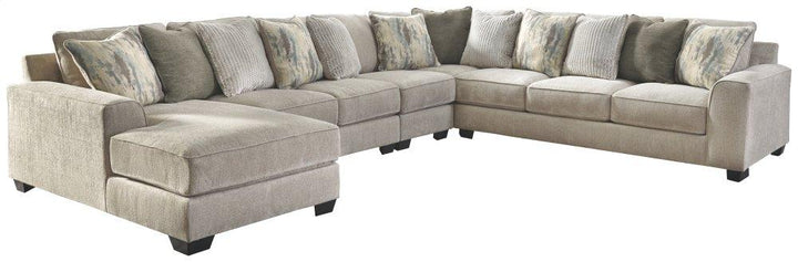 ASHLEY FURNITURE 39504S7 Ardsley 5-piece Sectional With Chaise