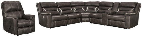 ASHLEY FURNITURE PKG000833 4-piece Sectional With Recliner