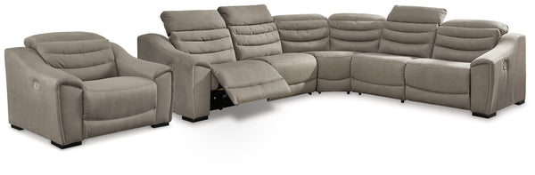 ASHLEY FURNITURE PKG013097 5-piece Sectional With Recliner