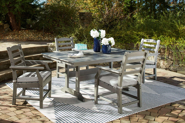 ASHLEY FURNITURE PKG011416 Outdoor Dining Table and 4 Chairs