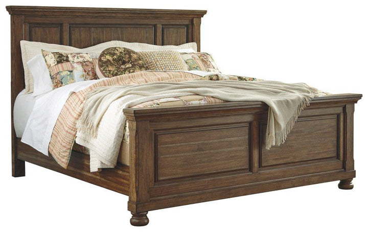 ASHLEY FURNITURE PKG006422 Queen Panel Bed With Mirrored Dresser and 2 Nightstands