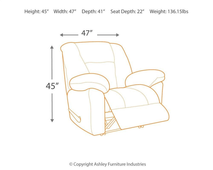 ASHLEY FURNITURE 3630129 Nimmons Recliner