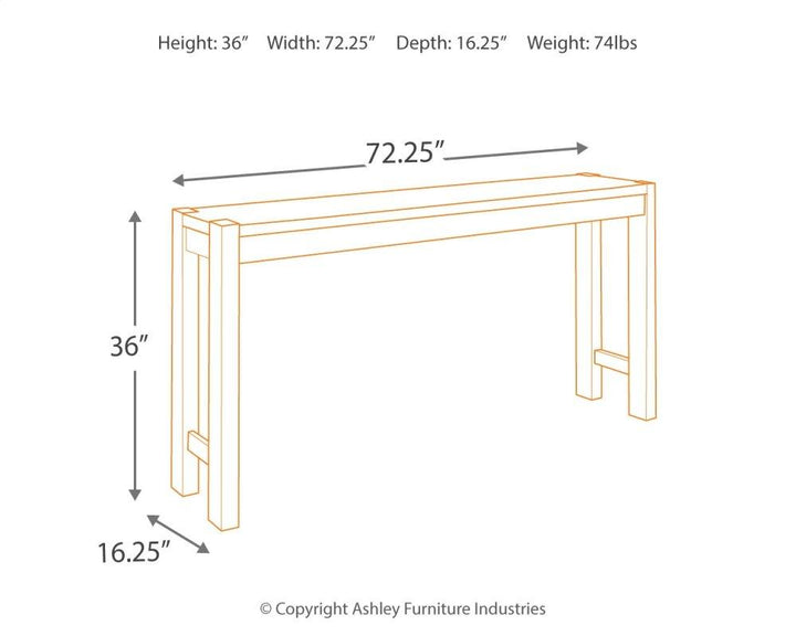 ASHLEY FURNITURE PKG001986 Counter Height Dining Table and 2 Barstools