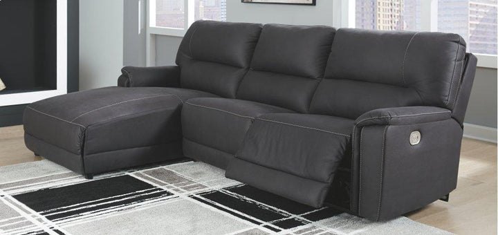 ASHLEY FURNITURE 78606S2 Henefer 3-piece Power Reclining Sectional With Chaise