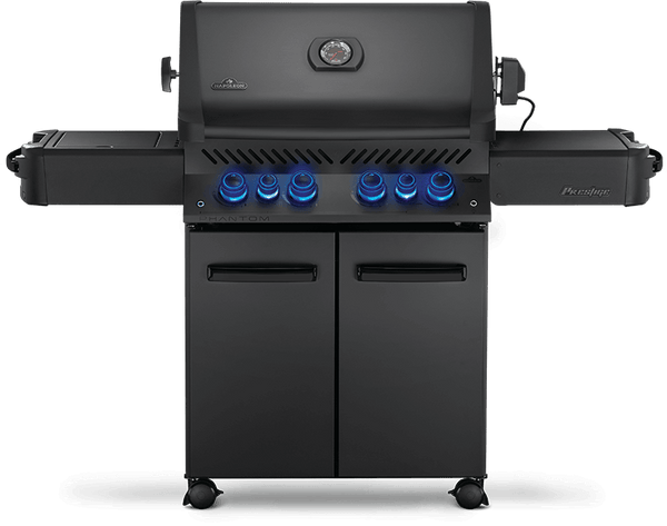 NAPOLEON BBQ P500RSIBPMK3PHM Phantom Prestige 500 RSIB with Infrared Side and Rear Burners , Matte/Matt Black , Propane