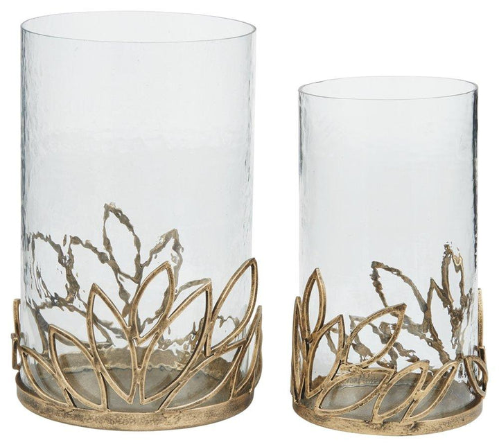 ASHLEY FURNITURE A2000137 Pascal Candle Holder set of 2