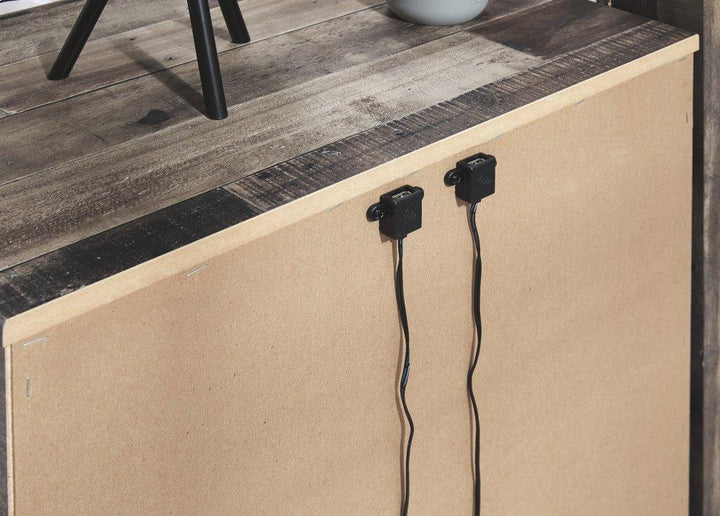 ASHLEY FURNITURE PKG003413 Twin Panel Bed With Mirrored Dresser and 2 Nightstands