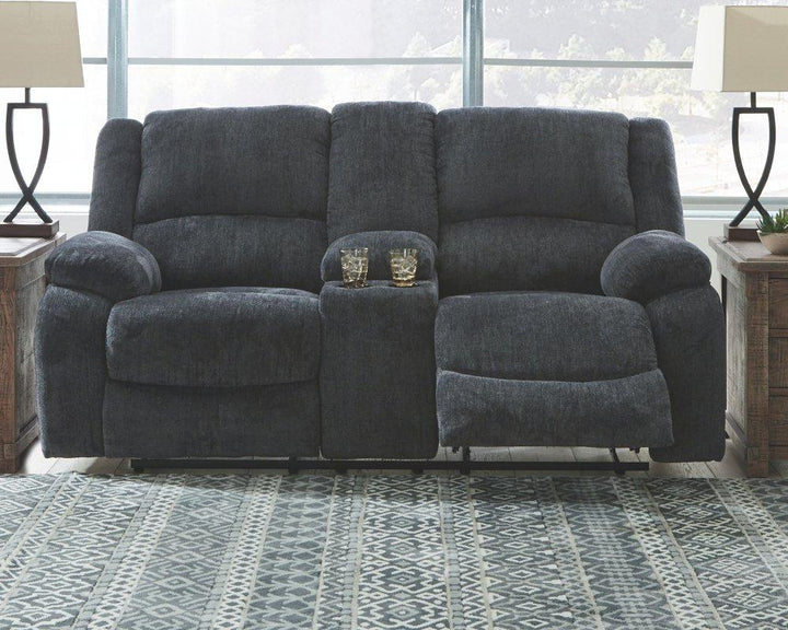 ASHLEY FURNITURE 7650494 Draycoll Reclining Loveseat With Console