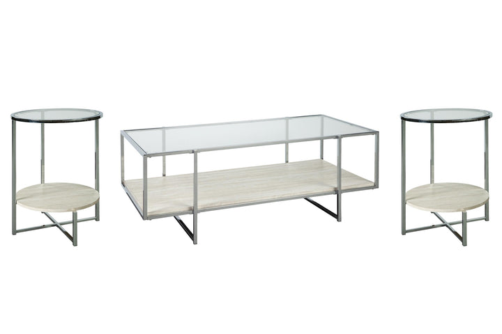 ASHLEY FURNITURE PKG007126 Coffee Table With 2 End Tables