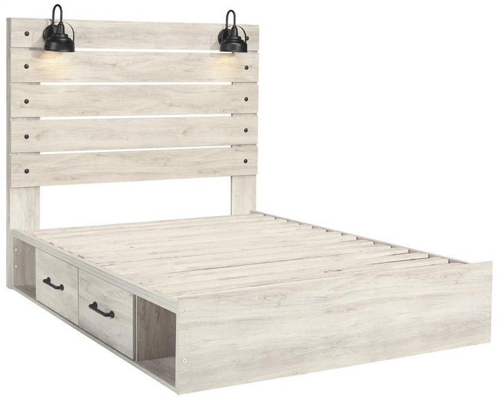ASHLEY FURNITURE PKG002993 Queen Panel Bed With 2 Storage Drawers With Dresser