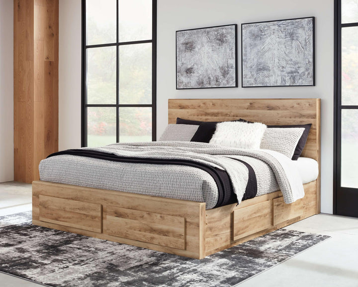 ASHLEY FURNITURE B1050B12 Hyanna King Panel Storage Bed With 1 Under Bed Storage Drawer