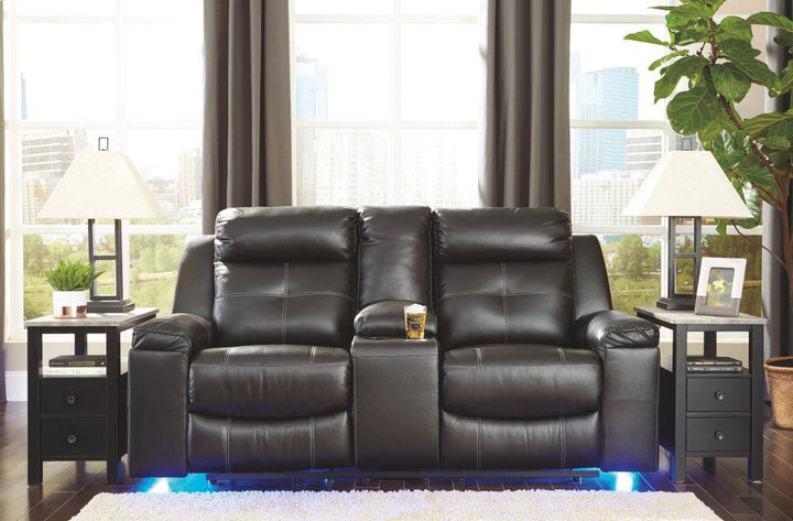 ASHLEY FURNITURE 8210594 Kempten Reclining Loveseat With Console
