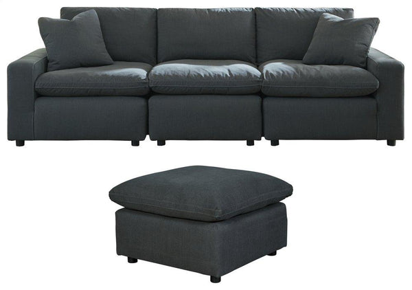 ASHLEY FURNITURE PKG001102 3-piece Sectional With Ottoman