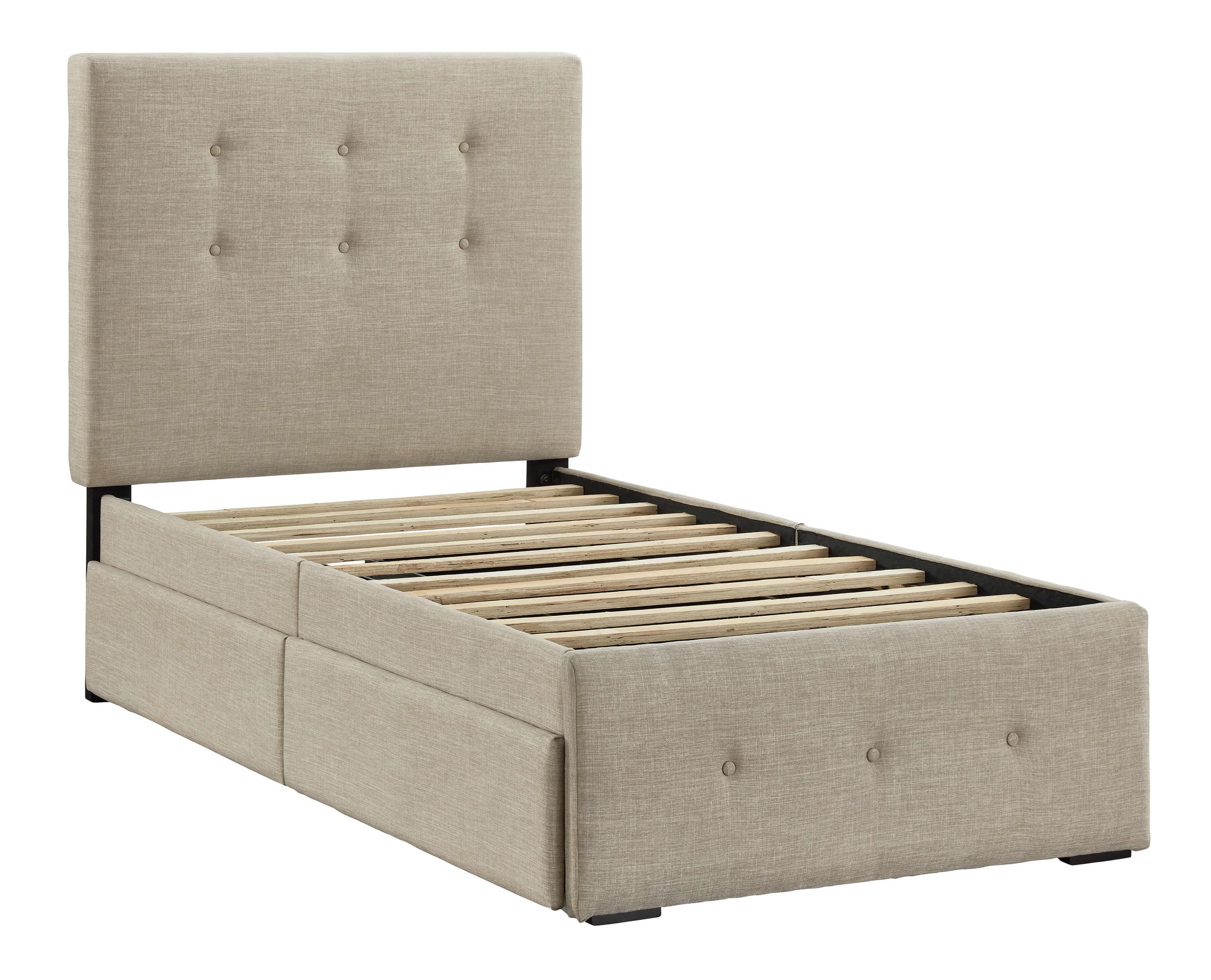 ASHLEY FURNITURE B092B2 Gladdinson Twin Upholstered Storage Bed
