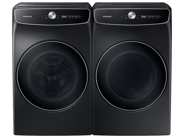 SAMSUNG DVE60A9900V 7.5 cu. ft. Smart Dial Electric Dryer with FlexDry TM and Super Speed Dry in Brushed Black