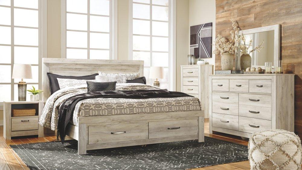 ASHLEY FURNITURE B331B9 Bellaby King Platform Bed With 2 Storage Drawers