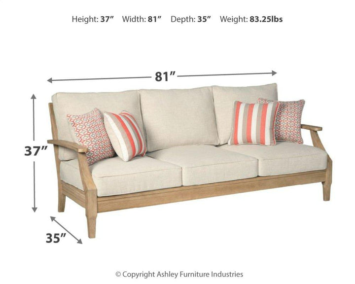 ASHLEY FURNITURE PKG014564 Outdoor Sofa With Lounge Chair